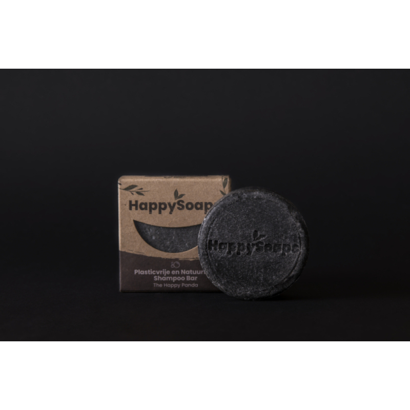 HappySoaps - Charming Charcoal en sweet Sandal Shampoo bar(Alle haartypes)